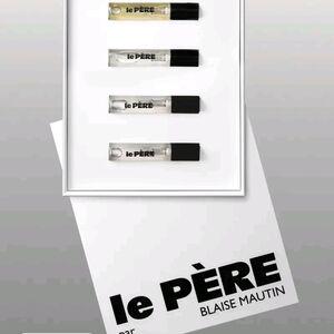 le PÈRE Blaise Mautin Fragrance Vial Set - Clear & Gold Accents